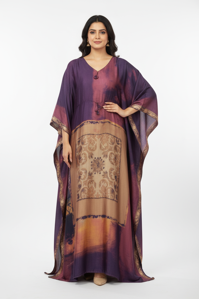 New trendy kaftan satin specially for summer