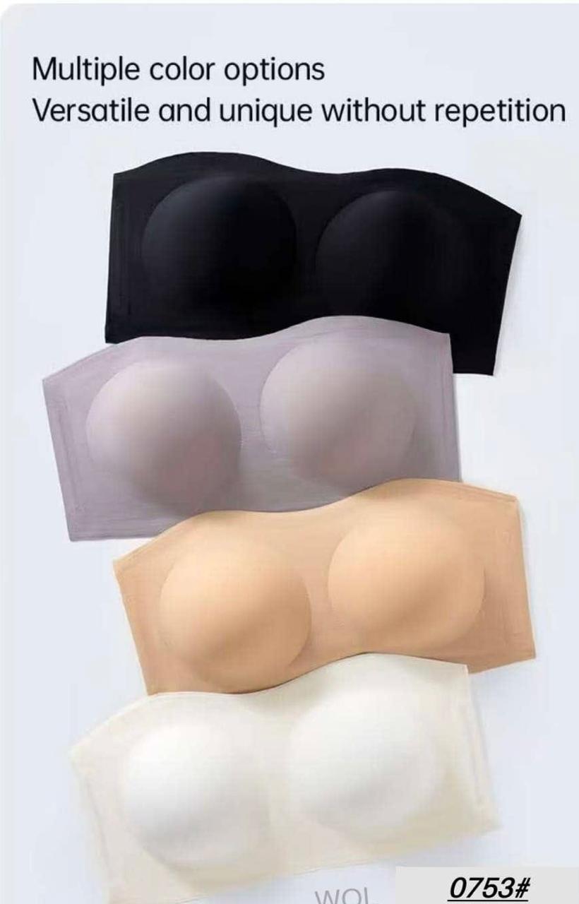 Plus Size Seamless Tube Bra for Heavy & Fuller Bust | D DD E F Cup | 1XL–4XL