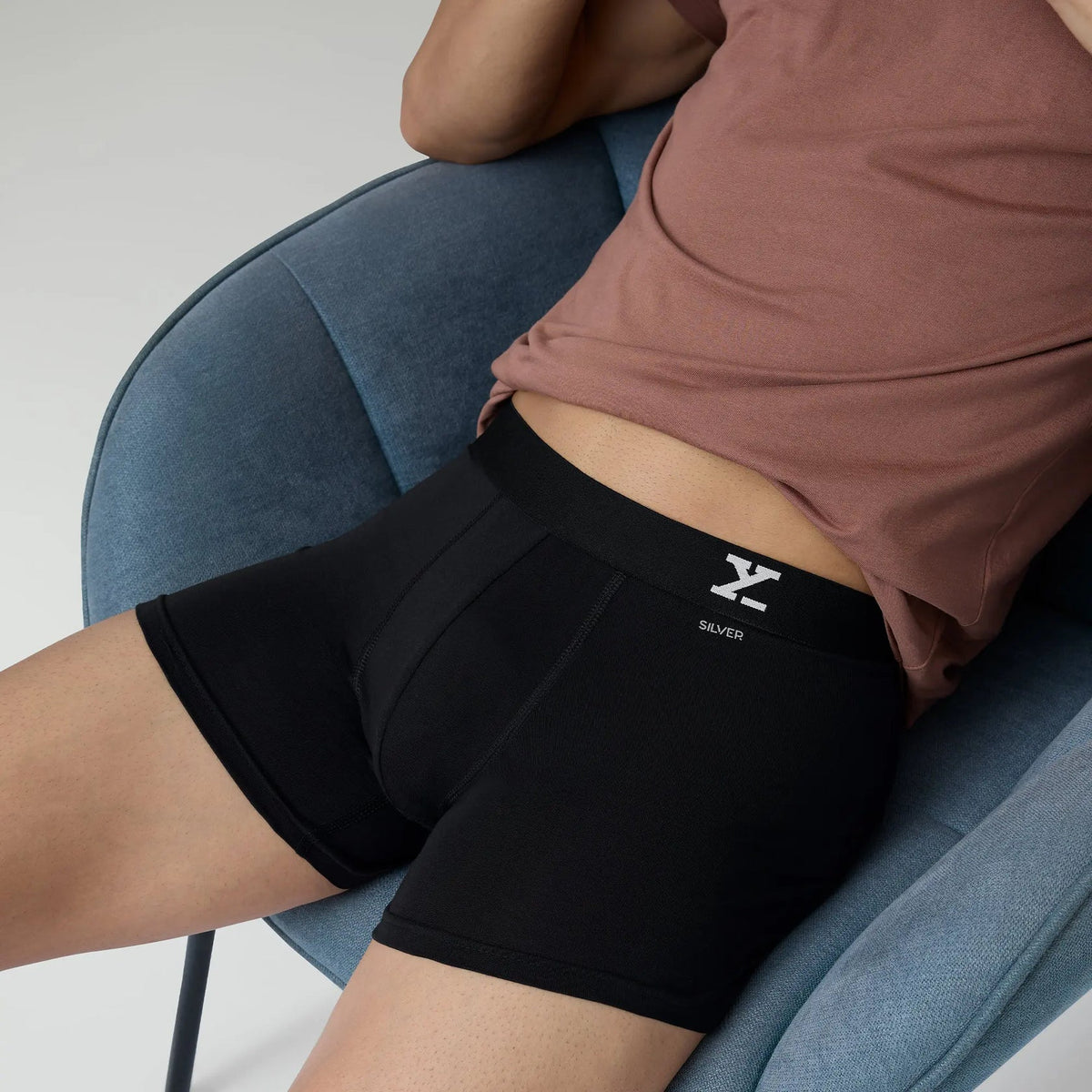 Odour-free Cotton Trunks - Black Knight