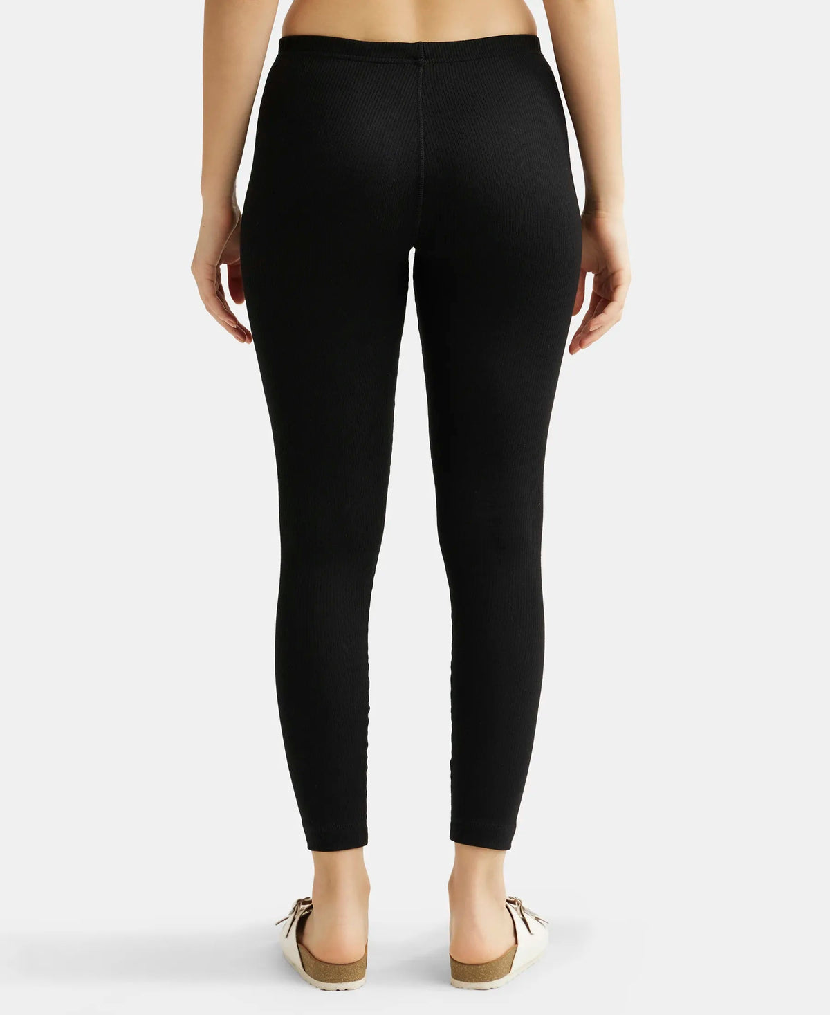 Extra Warmth Super Combed Cotton Rich Thermal Leggings with StayWarm Technology - Black