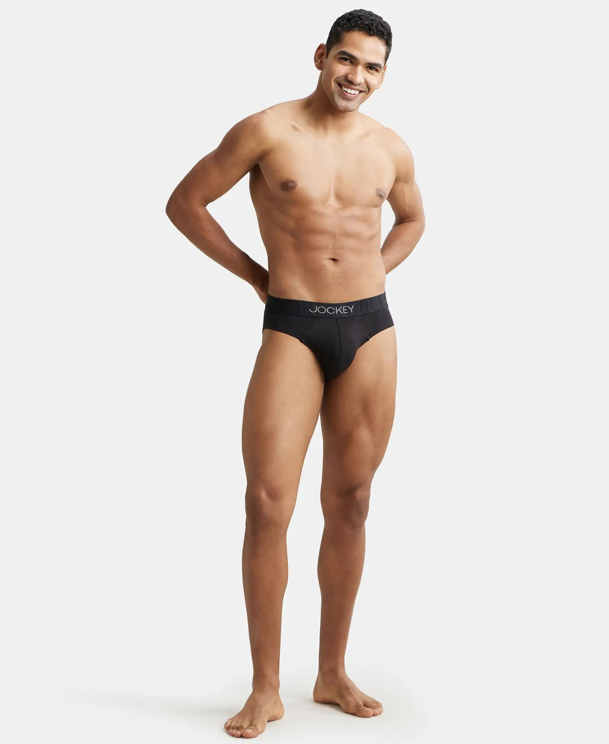 Super Combed Cotton Solid Brief with Ultrasoft Concealed Waistband - Deep Forest
