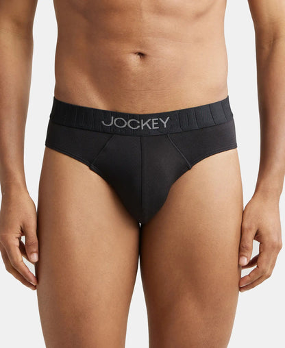 Super Combed Cotton Solid Brief with Ultrasoft Concealed Waistband - Deep Forest