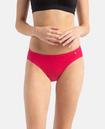 Medium Coverage Super Combed Cotton Bikini With Concealed