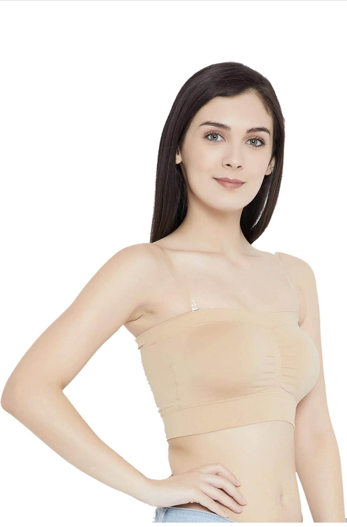 Premium High-Grip Seamless Tube Bra for Teenagers & Women
