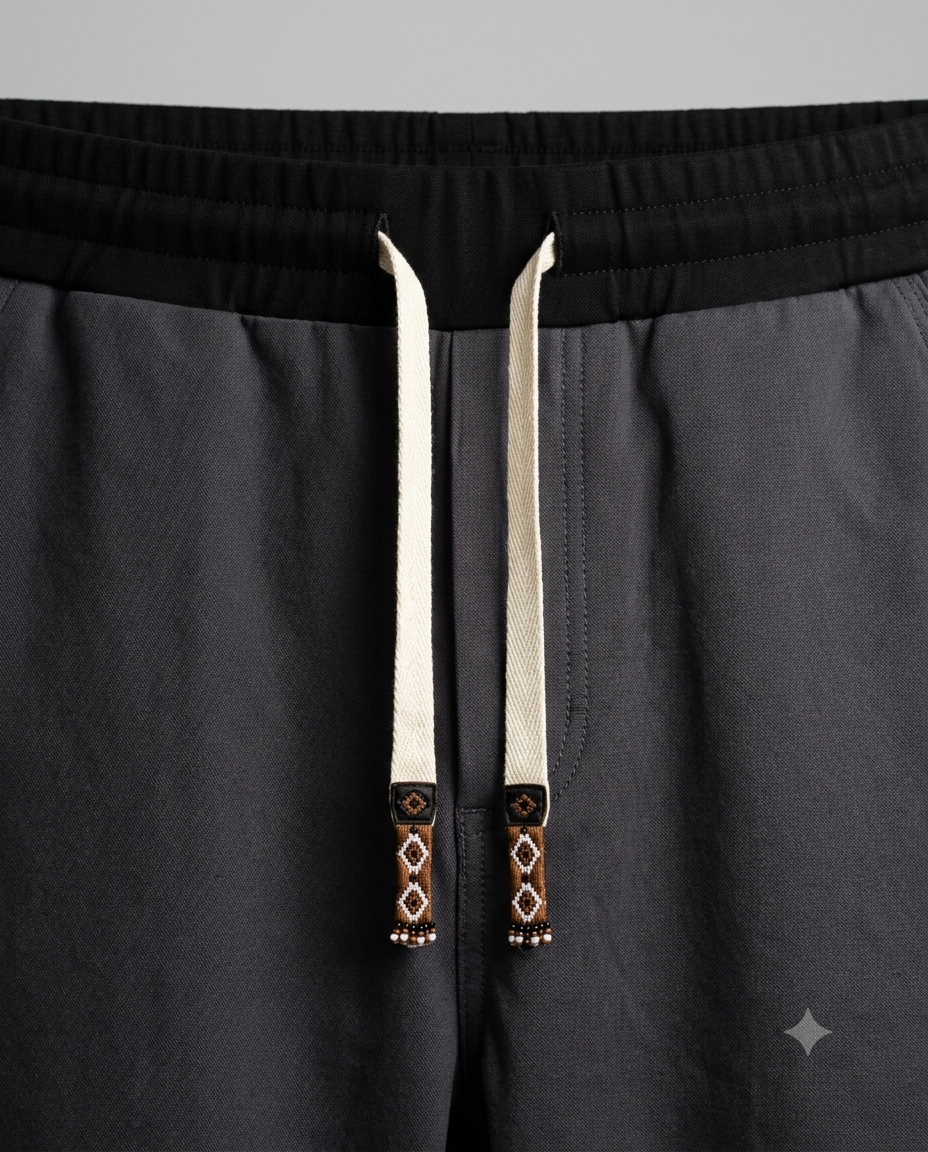 Men's Plus Size Stretchable Side Stripe Lower – Dark Charcoal Grey | L–5XL