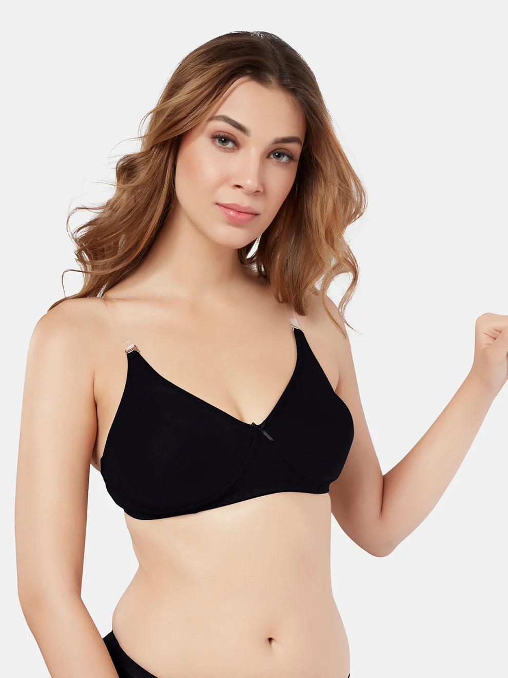 CATWALK  Non Padded Wirefree Cotton Polyester Moderate Coverage Minimizer Bra with Detachable Straps – CATWALK