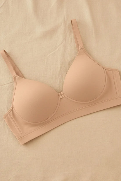 Soft Padded Cups Full Coverage T-Shirt Bra | M 5505 | L.Nude Rosy Brown