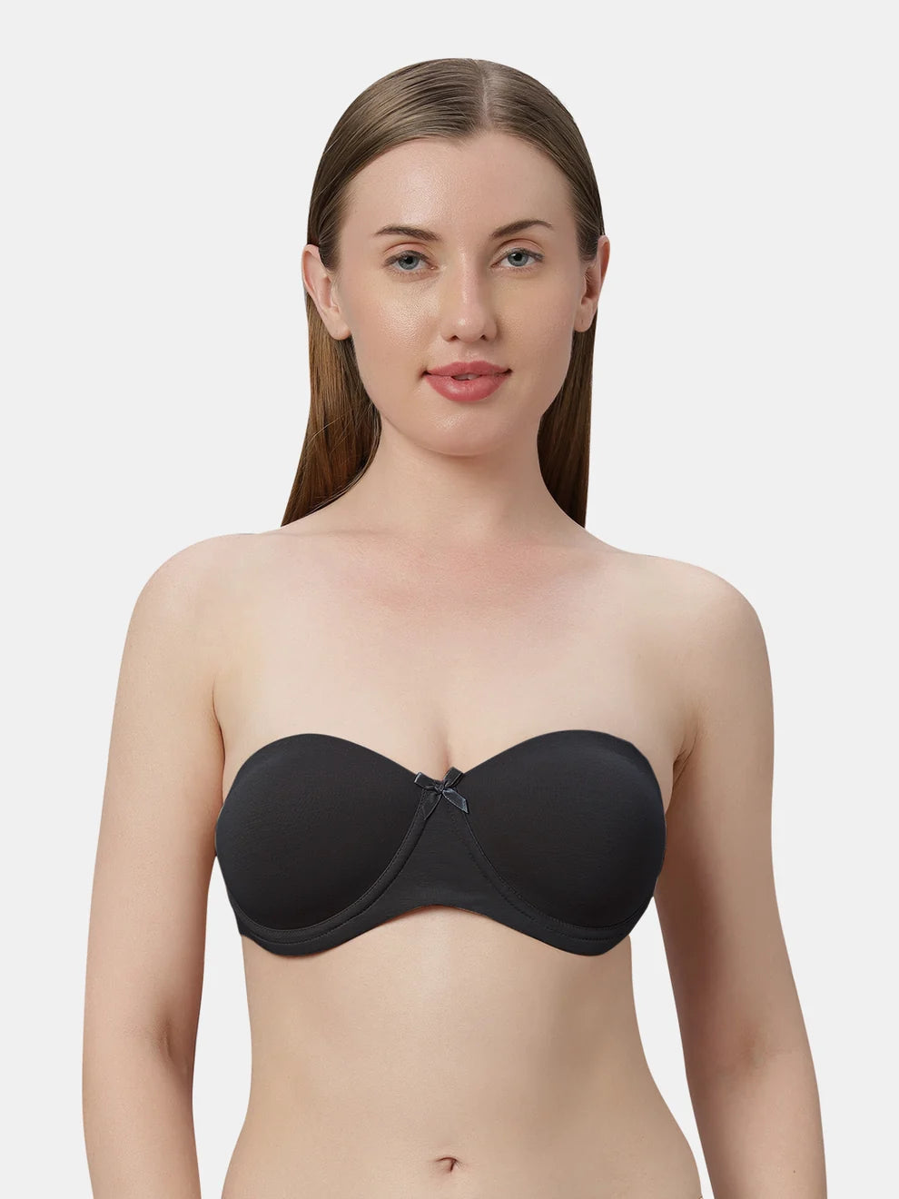 Heavily Padded Wired Cotton-Spandex Medium Coverage Multiway Fashion Bra with Detachable Transparent Straps – MAGICA