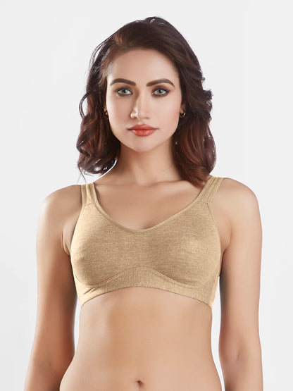 Non-Padded Wirefree Cotton-Polyester Full-Coverage Everyday Minimizer Bra with Adjustable Straps – MINIMIZER