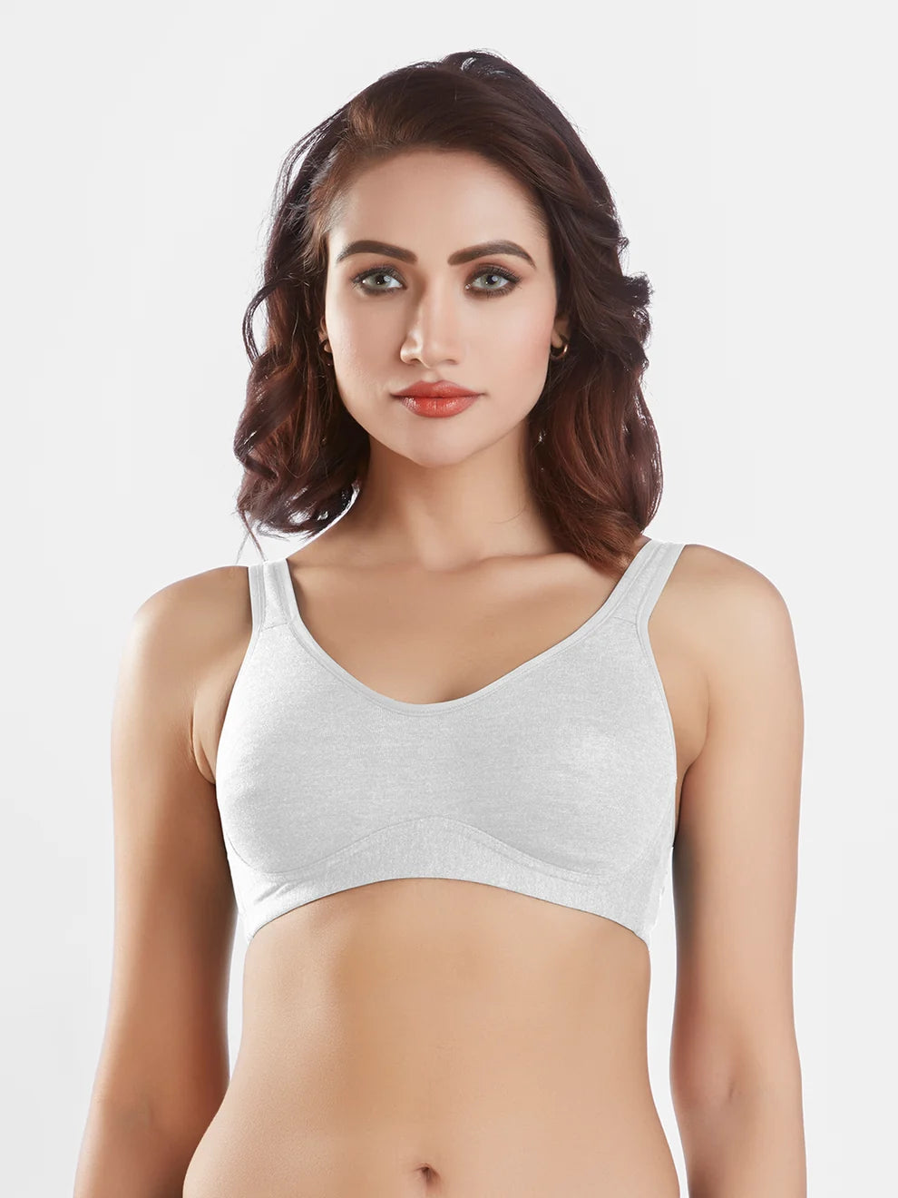 Non-Padded Wirefree Cotton-Polyester Full-Coverage Everyday Minimizer Bra with Adjustable Straps – MINIMIZER