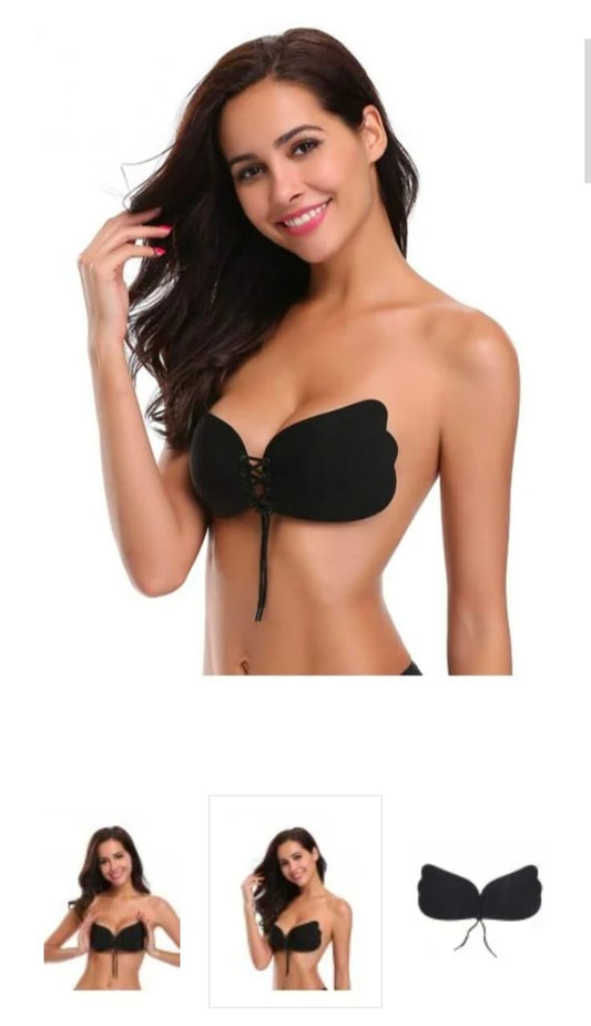 Lace-up Invisible Push-up Bra